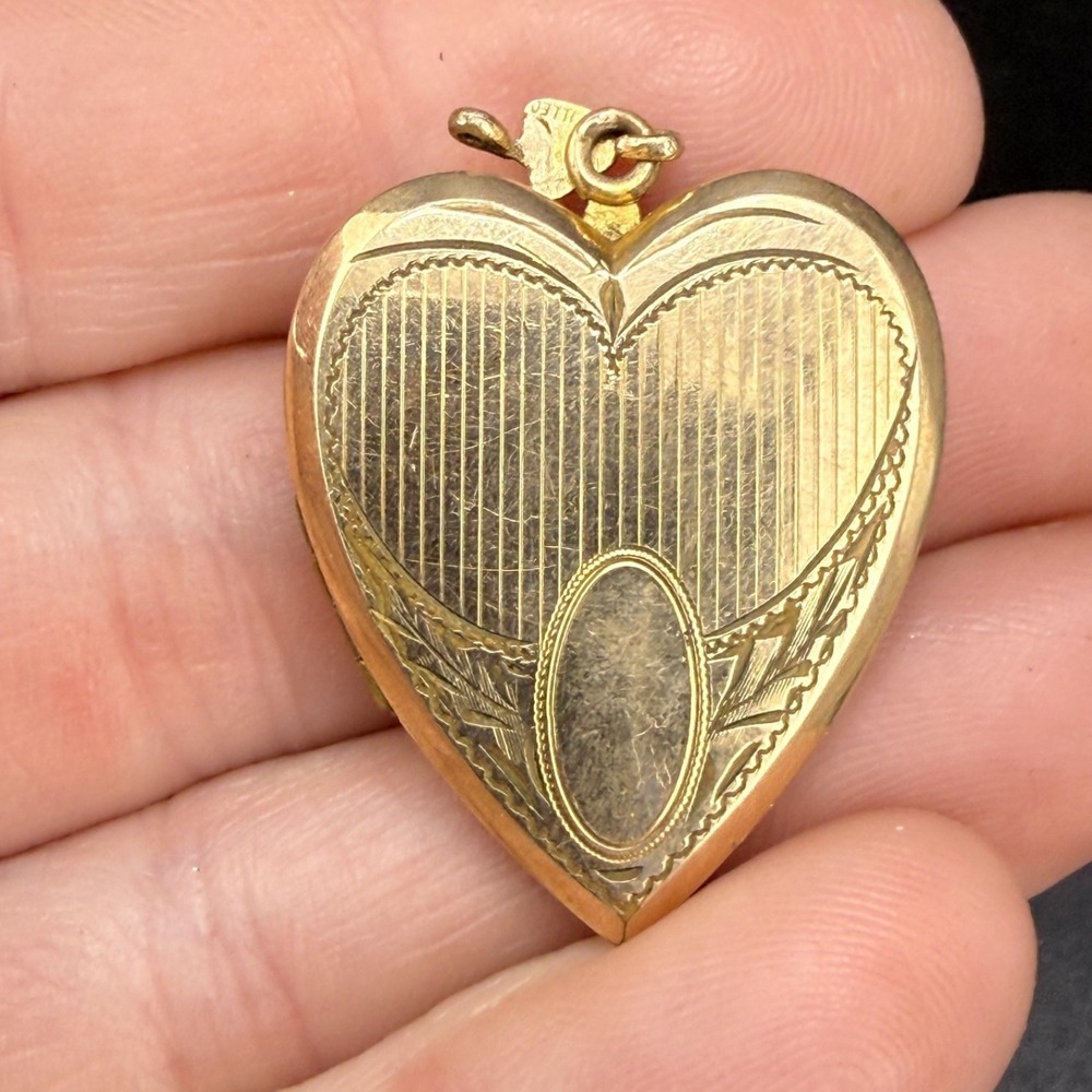 Vintage Gold Filled Locket Heart